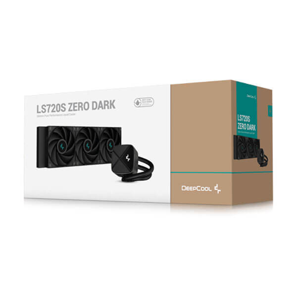 Deepcool LS720S Zero Dark 360mm CPU Liquid Cooler (Black)